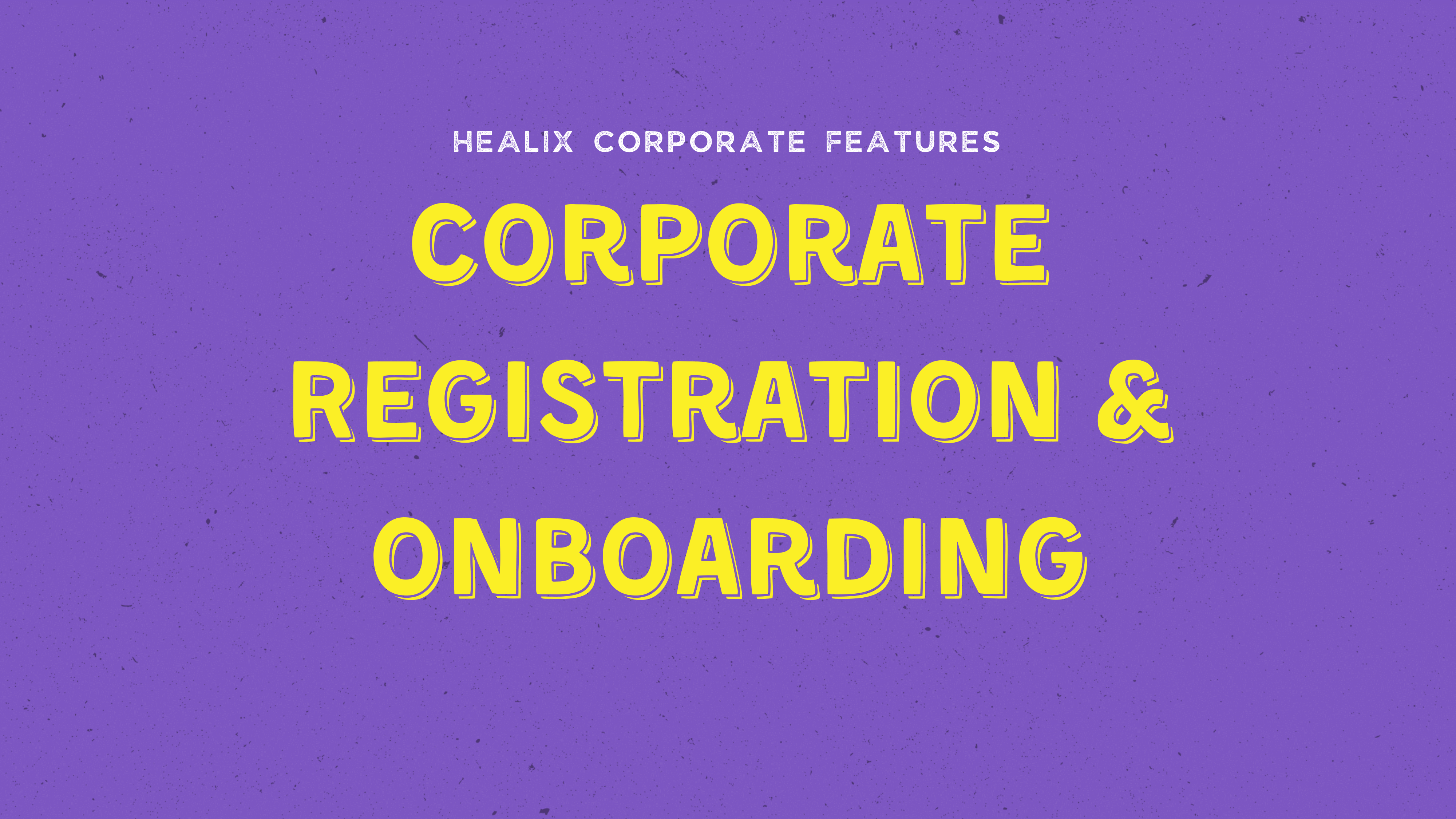 Corporate Registration & Onboarding